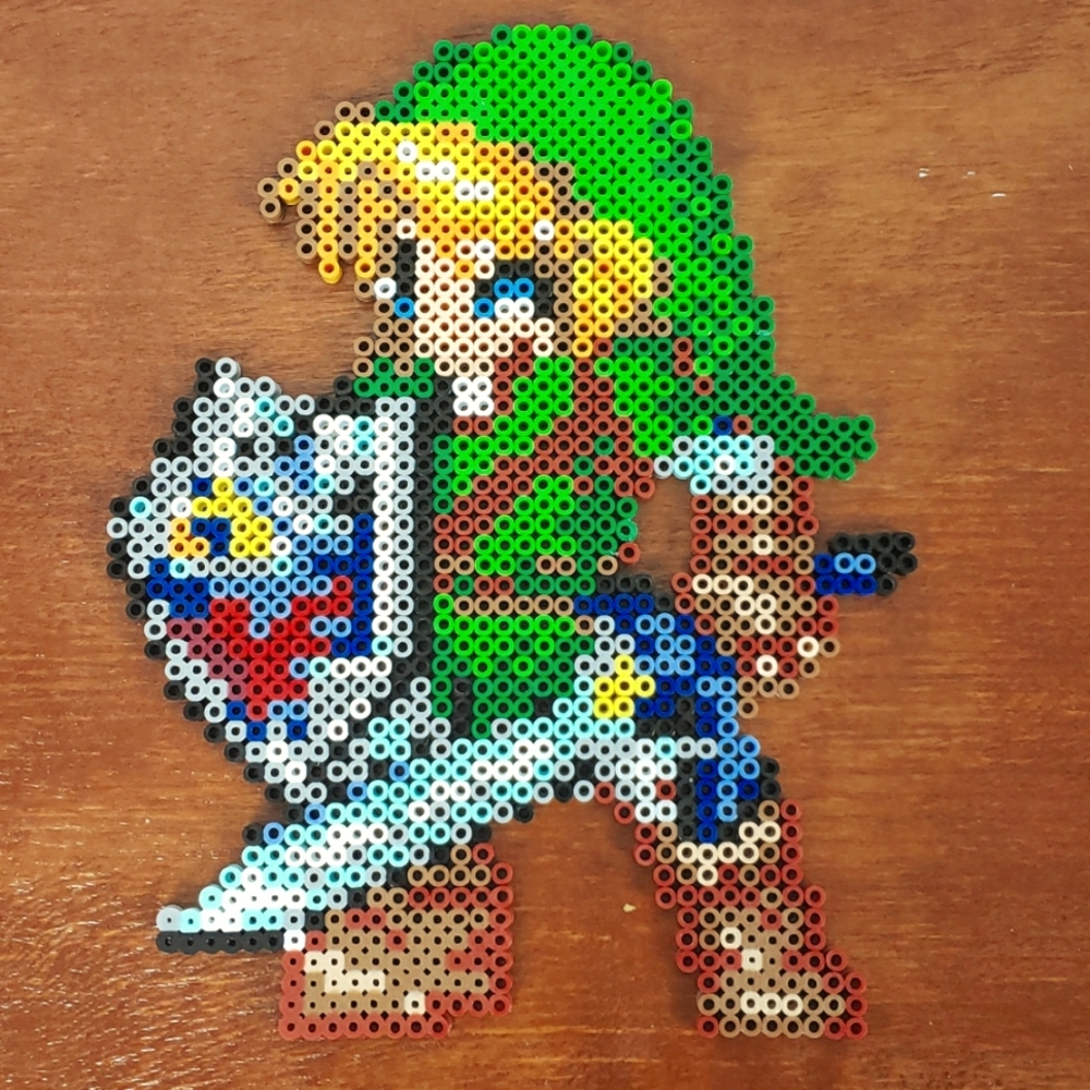 Legend Of Zelda Link Perler Bead Sprite